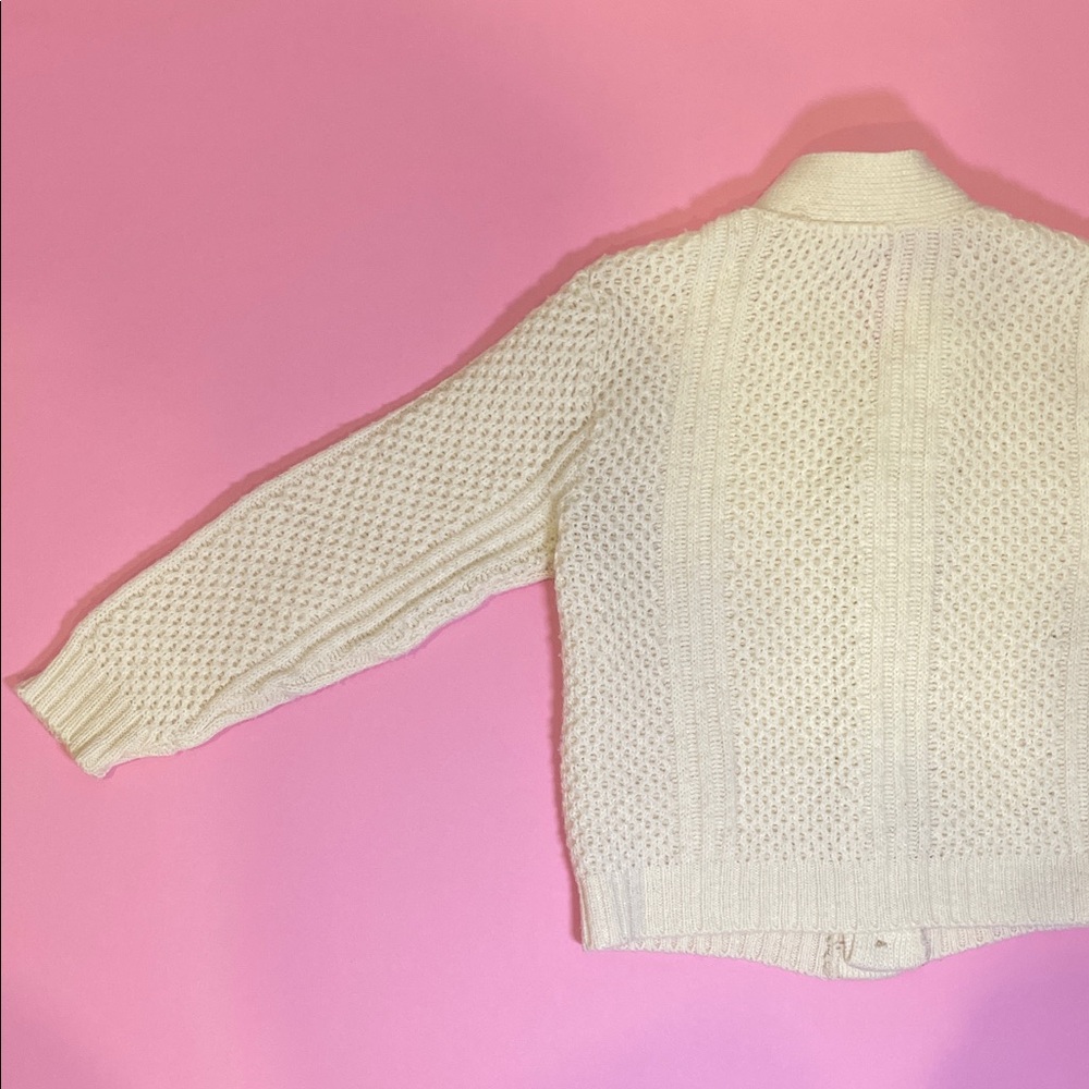 Cream Button-Up Cardigan - Picture 5 of 5